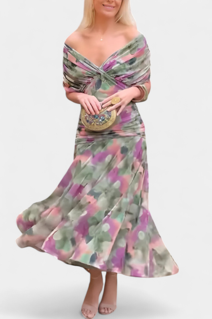 Classic Elegant Dress, Soft Stretch Fabric with Flattering Shape