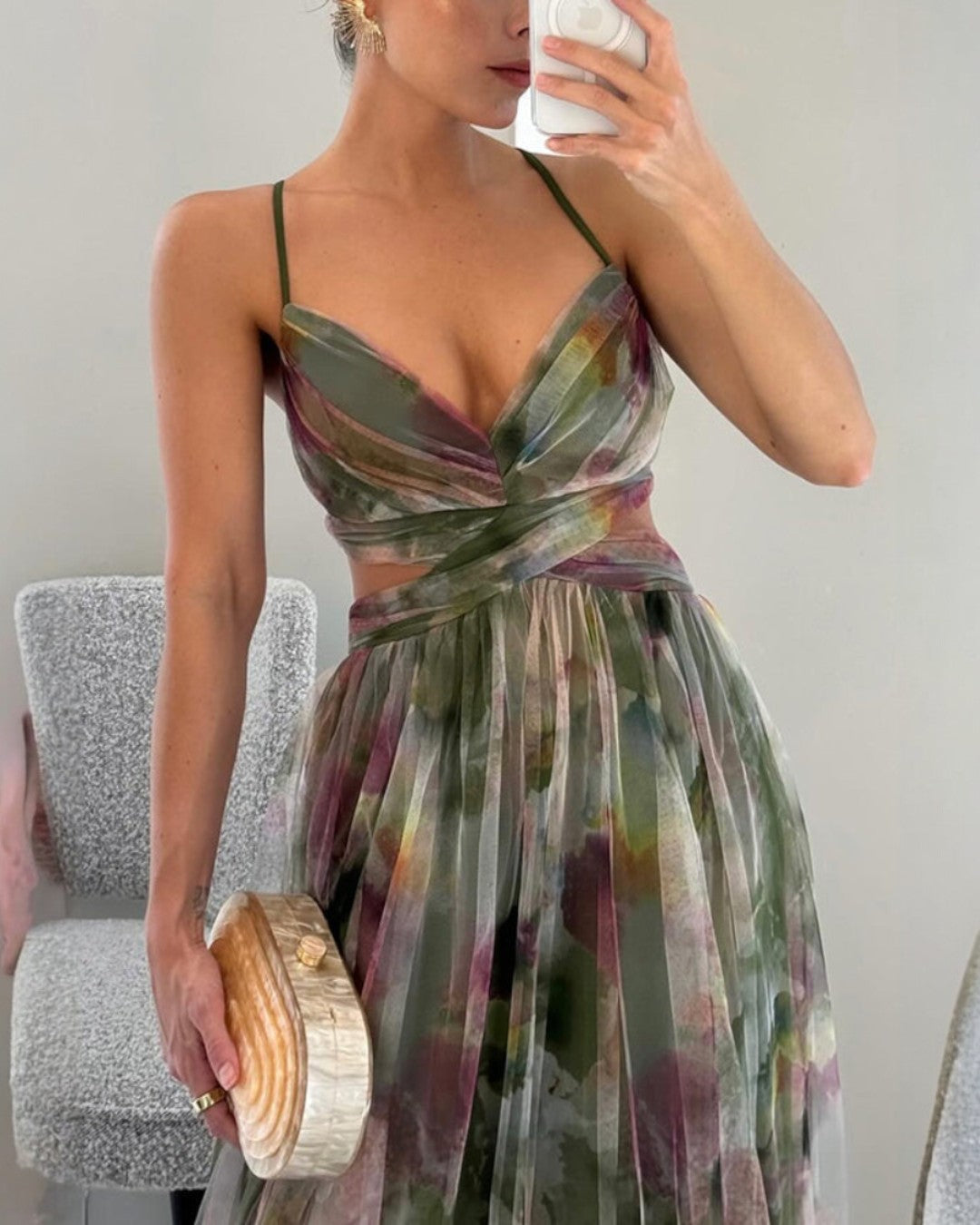 Women’s Summer Floral Maxi Dress, Lightweight and Elegant
