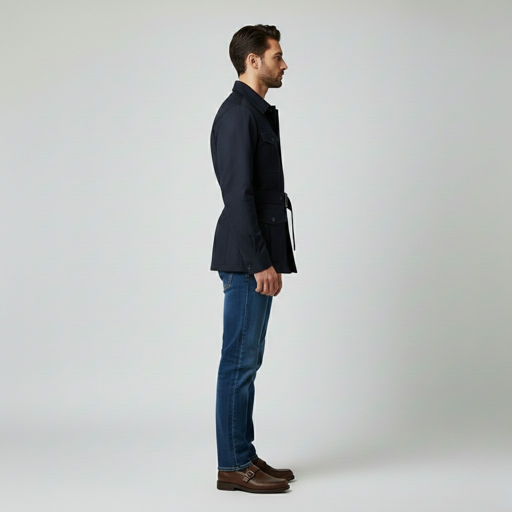 Belted Field Safari Jacket