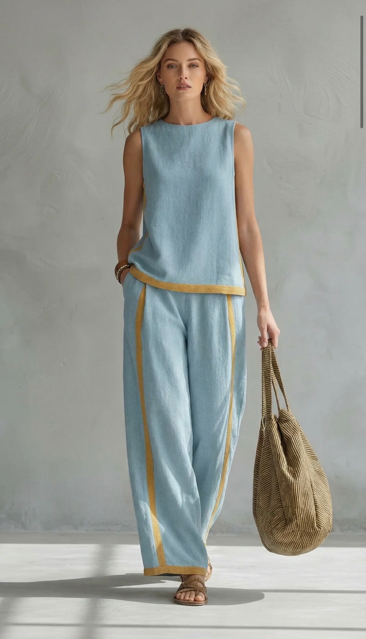 Casual Chic Outfit Set, Comfortable Fit with Modern Style