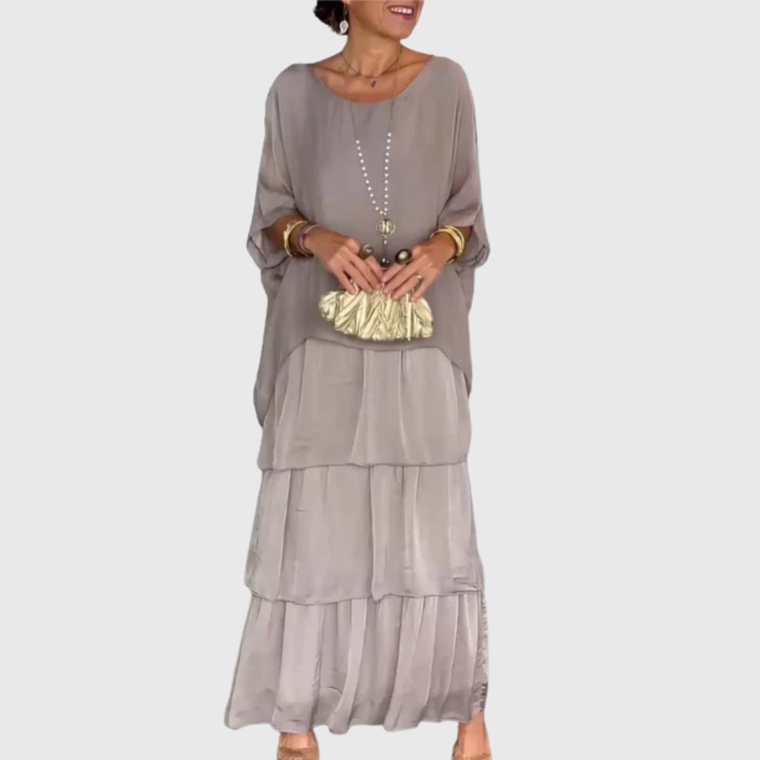 Elegant Maxi Dress, Breathable Comfort with Flattering Flowing Look