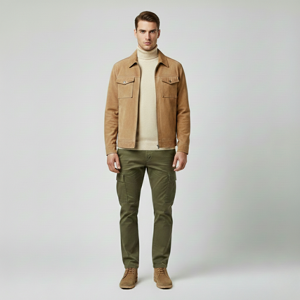 Utility Suede Jacket