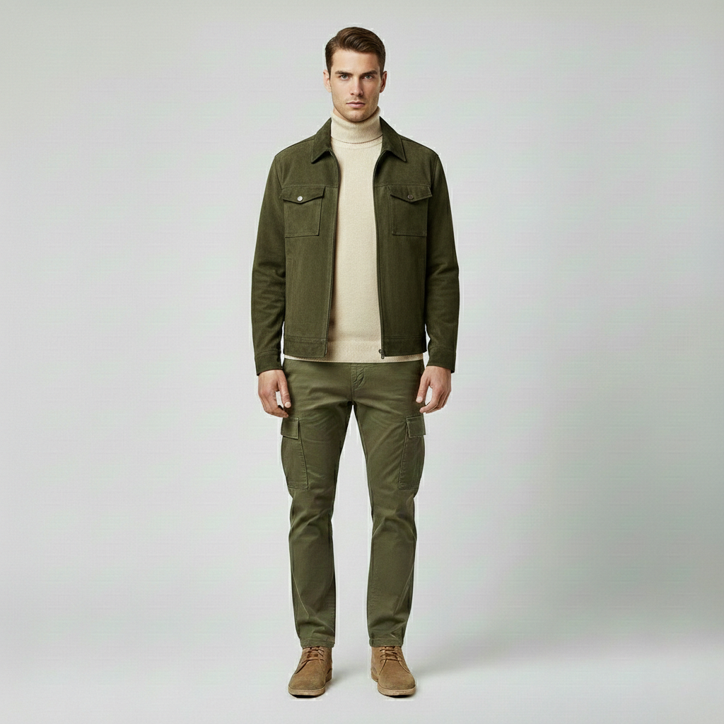 Utility Suede Jacket