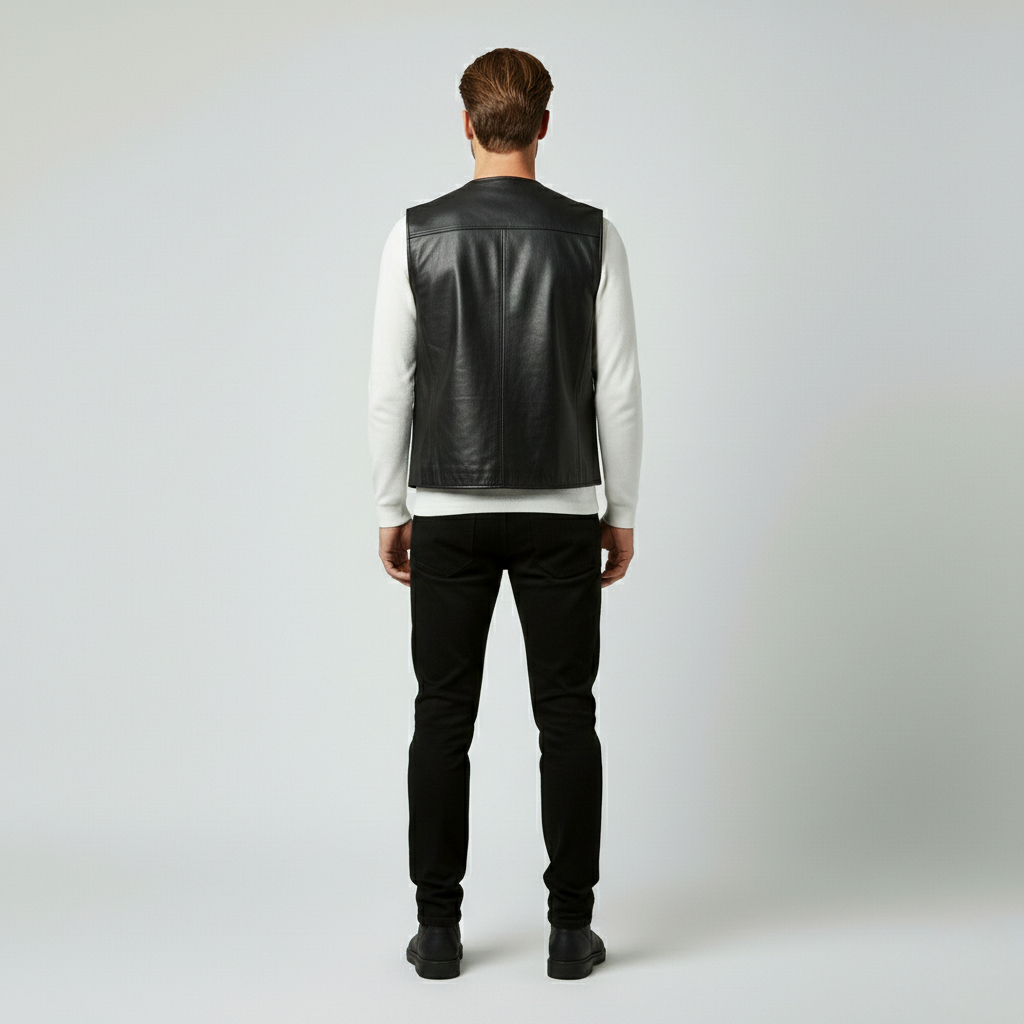 Leather Utility Vest