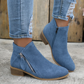 Elegant zipper shoes women soft fit stylish daily comfort