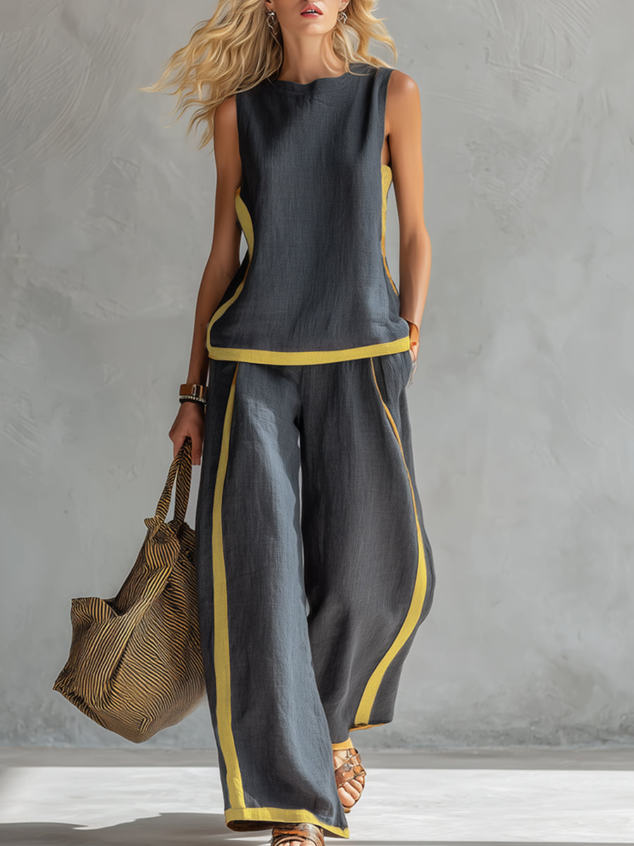 Casual Chic Outfit Set, Comfortable Fit with Modern Style