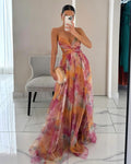 Women’s Summer Floral Maxi Dress, Lightweight and Elegant
