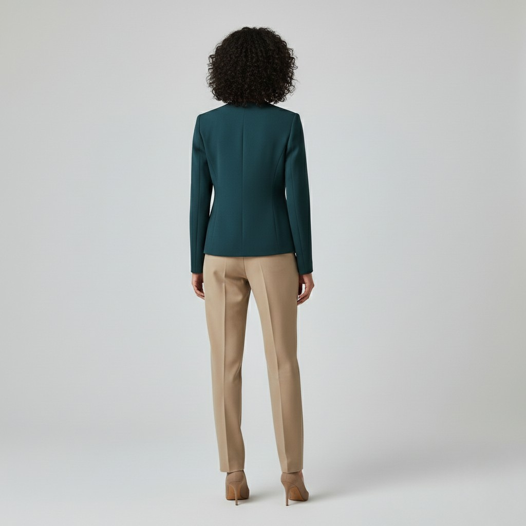 Asymmetric Tailored Blazer Top