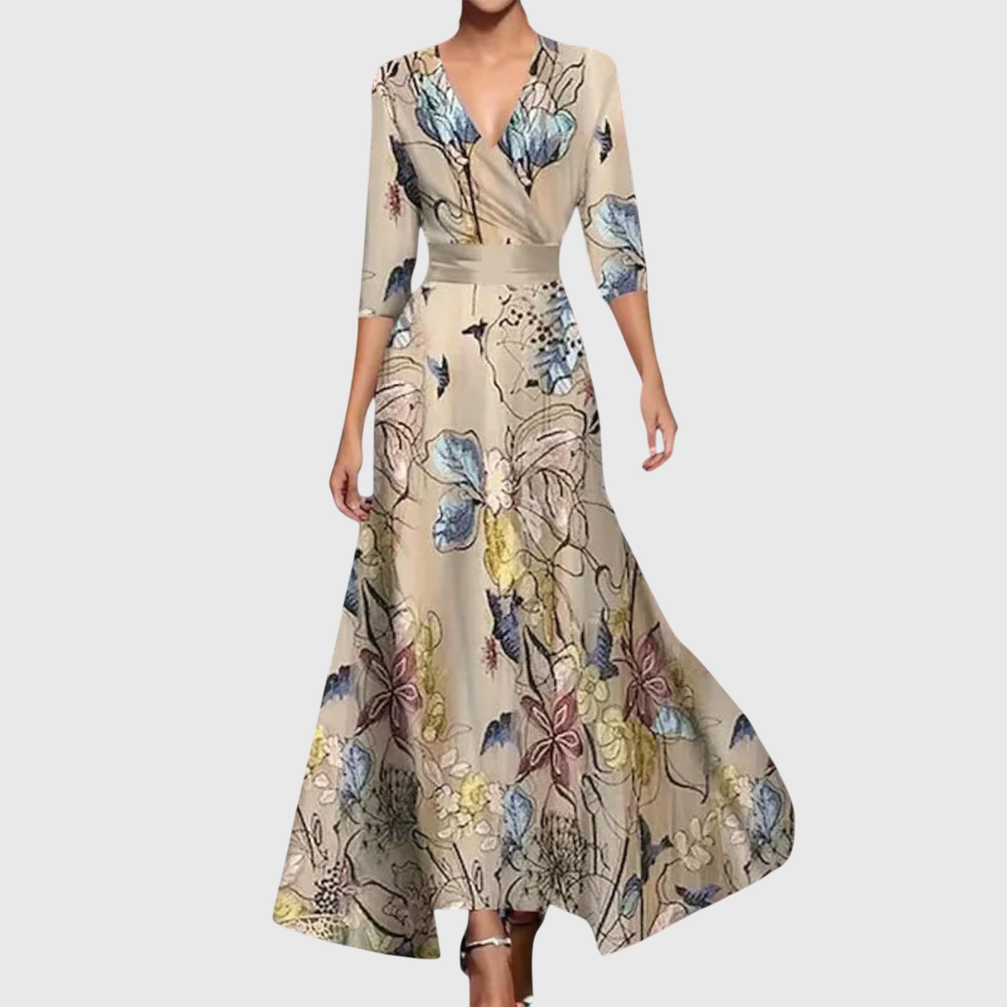 Classic Elegant Dress, Soft Stretch Fabric with Flattering Shape