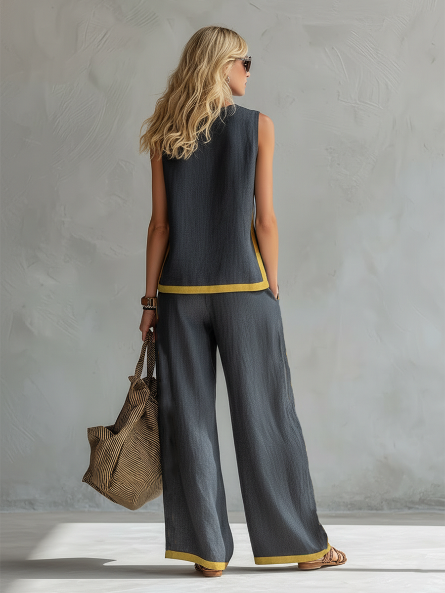Casual Chic Outfit Set, Comfortable Fit with Modern Style