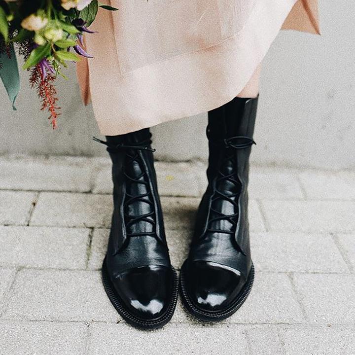 Stylish Women's Leather Ankle Boots – Comfortable Everyday Footwear