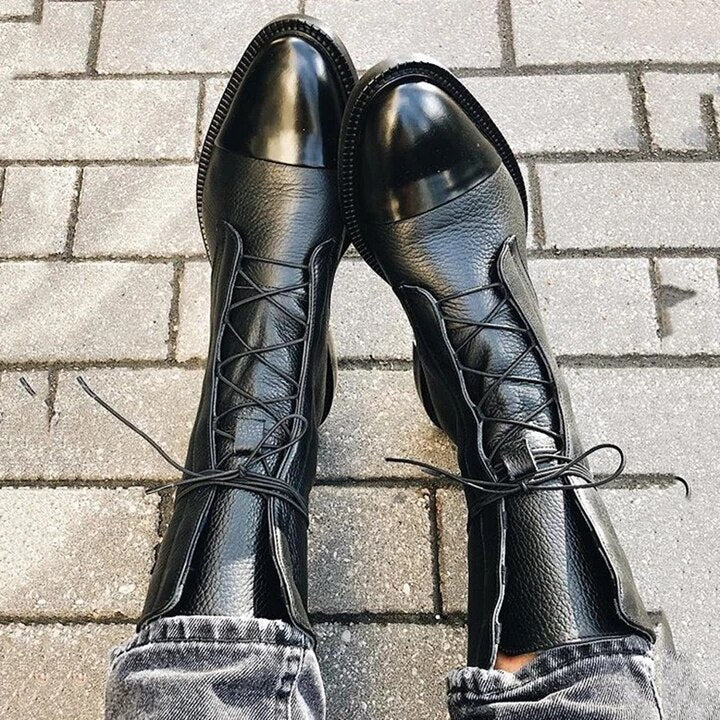 Stylish Women's Leather Ankle Boots – Comfortable Everyday Footwear