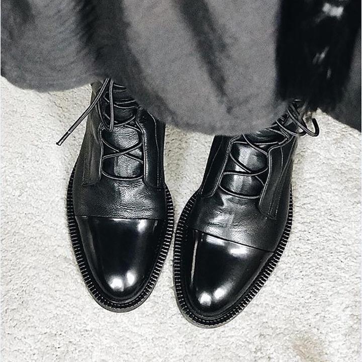 Stylish Women's Leather Ankle Boots – Comfortable Everyday Footwear