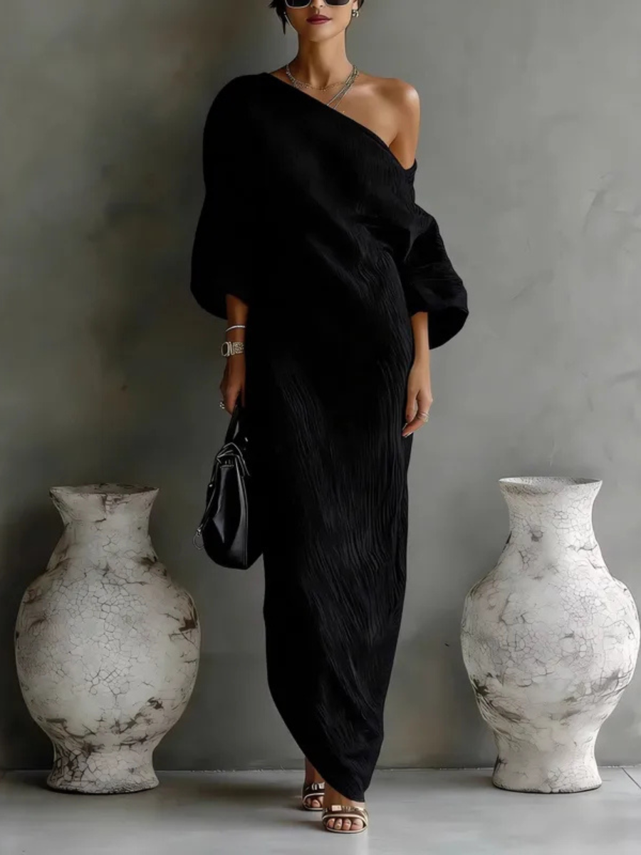 Elegant Maxi Dress, Breathable Comfort with Relaxed Flattering Fit