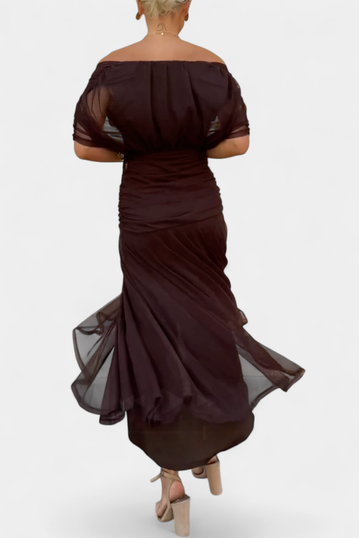 Classic Elegant Dress, Soft Stretch Fabric with Flattering Shape