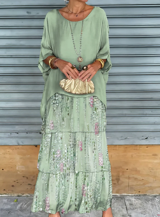 Elegant Maxi Dress, Breathable Comfort with Flattering Flowing Look