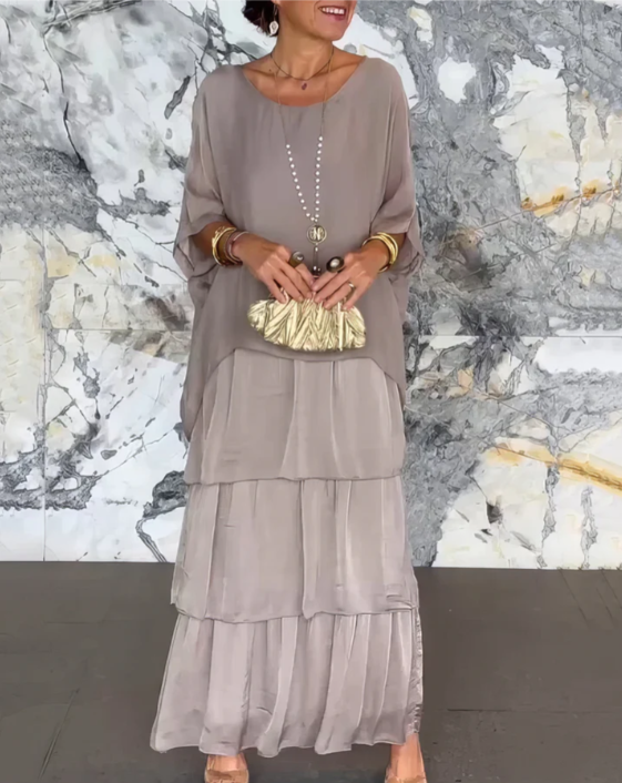 Elegant Maxi Dress, Breathable Comfort with Flattering Flowing Look