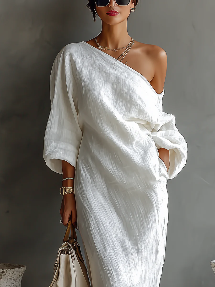 Elegant Maxi Dress, Breathable Comfort with Relaxed Flattering Fit