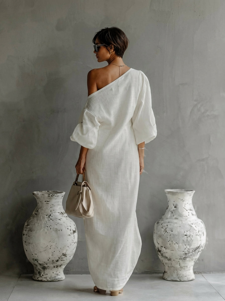 Elegant Maxi Dress, Breathable Comfort with Relaxed Flattering Fit