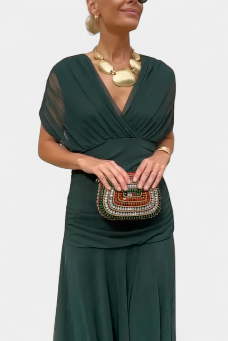 Classic Elegant Dress, Soft Stretch Fabric with Flattering Shape