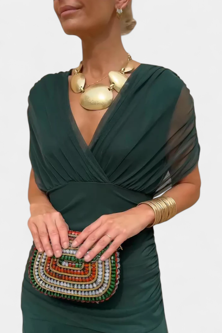 Classic Elegant Dress, Soft Stretch Fabric with Flattering Shape